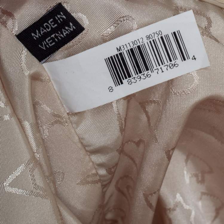 Pre Owned Marc by Marc Jacobs Beige Python Embossed Leather Shopper Tote