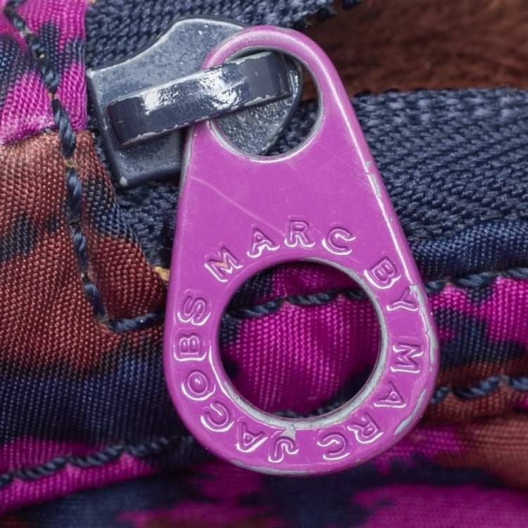 Pre Owned Marc by Marc Jacobs Purple/Blue Nylon Laptop Bag