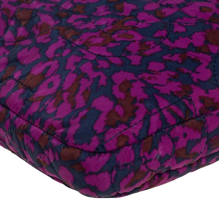 Pre Owned Marc by Marc Jacobs Purple/Blue Nylon Laptop Bag