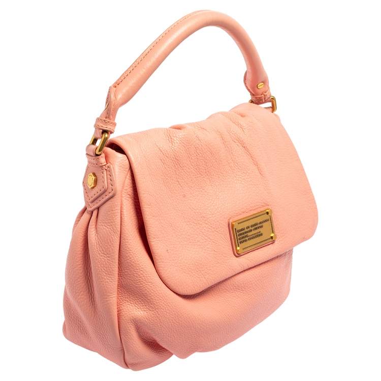 Pre Owned Marc by Marc Jacobs Pink Leather Classic Q Lil Ukita Top Handle Bag