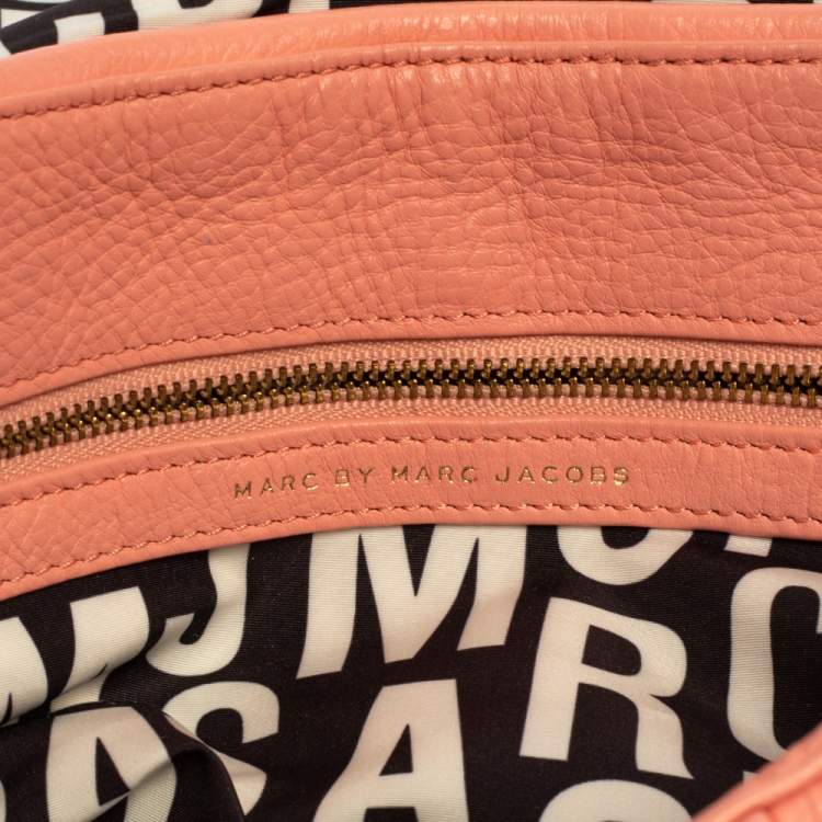Pre Owned Marc by Marc Jacobs Pink Leather Classic Q Lil Ukita Top Handle Bag