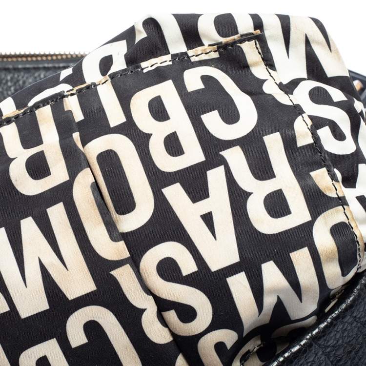 Pre Owned Marc by Marc Jacobs Black Leather Classic Q Natasha Shoulder Bag