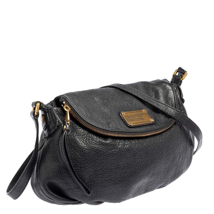 Pre Owned Marc by Marc Jacobs Black Leather Classic Q Natasha Shoulder Bag