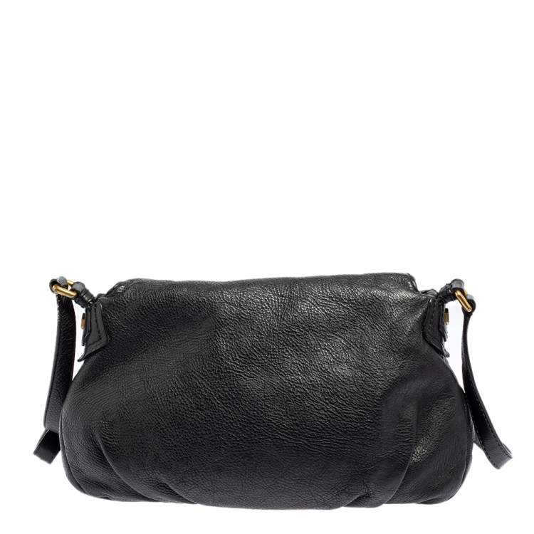 Pre Owned Marc by Marc Jacobs Black Leather Classic Q Natasha Shoulder Bag