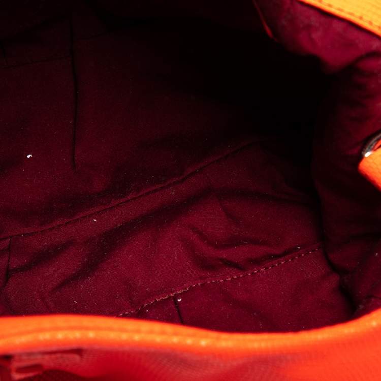Pre Owned Marc by Marc Jacobs Orange Leather Tote