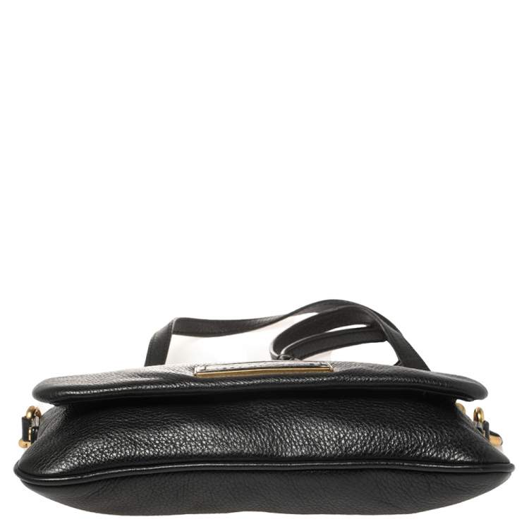 مملوكة مسبقًا Marc by Marc Jacobs Black Leather Too Hot To Handle Crossbody Bag