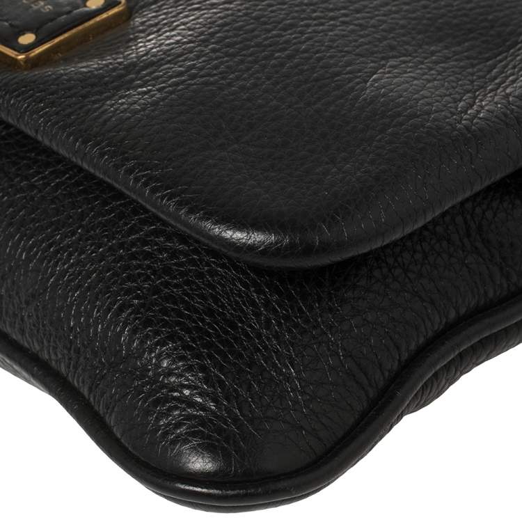 مملوكة مسبقًا Marc by Marc Jacobs Black Leather Too Hot To Handle Crossbody Bag