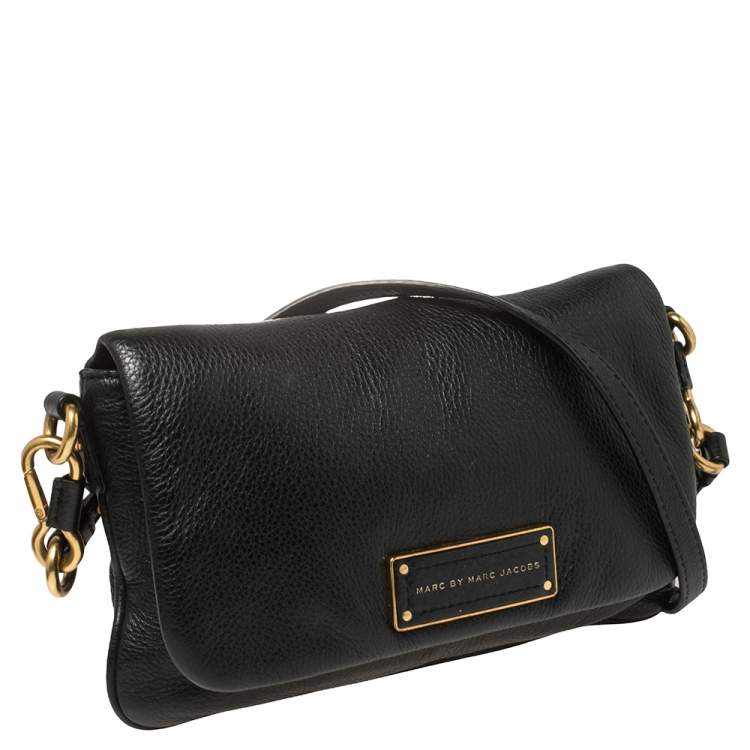 مملوكة مسبقًا Marc by Marc Jacobs Black Leather Too Hot To Handle Crossbody Bag