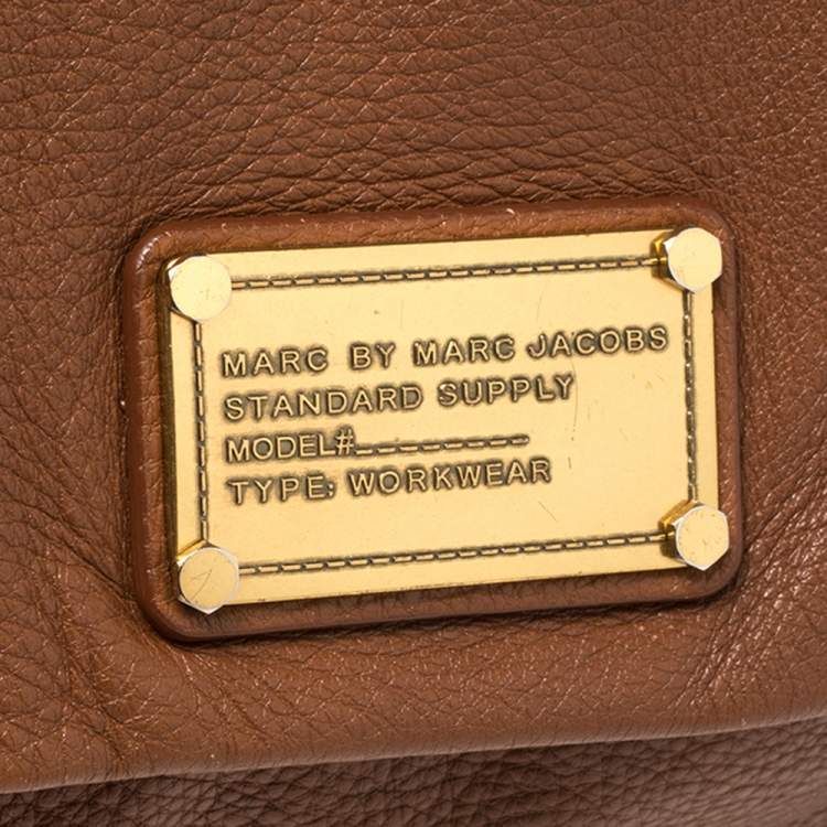 Pre Owned Marc by Marc Jacobs Brown Leather Classic Q Lil Ukita Top Handle Bag