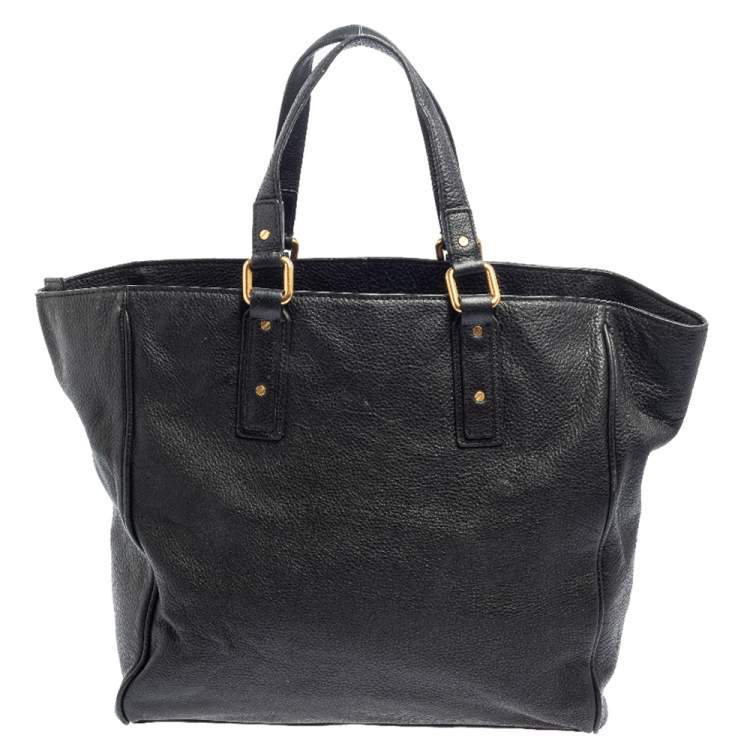 Pre Owned Marc by Marc Jacobs Black Leather Bianca Hayley Tote