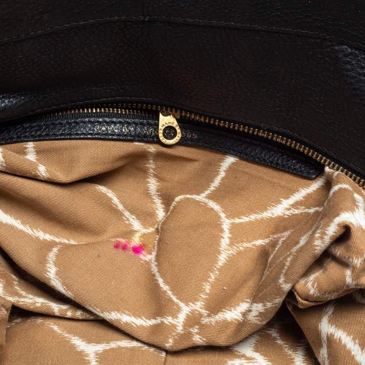 Pre Owned Marc by Marc Jacobs Black Leather Bianca Hayley Tote