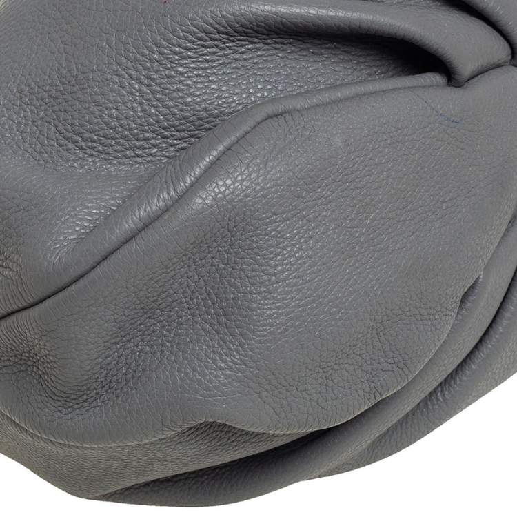 Pre Owned Marc by Marc Jacobs Grey Leather Classic Q Natasha Shoulder Bag