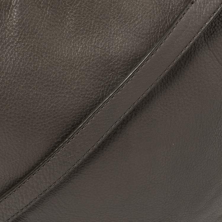 Pre Owned Marc by Marc Jacobs Grey Leather Small Messenger Bag