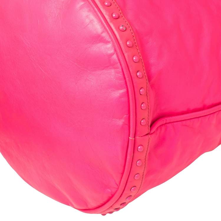 مملوكة مسبقًا Marc by Marc Jacobs Pink Leather Embellished Hobo