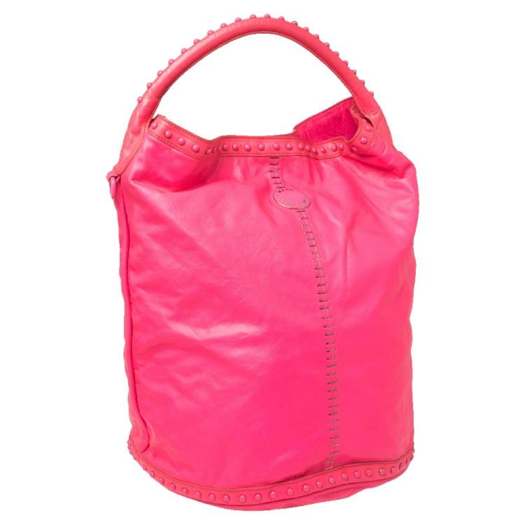 مملوكة مسبقًا Marc by Marc Jacobs Pink Leather Embellished Hobo
