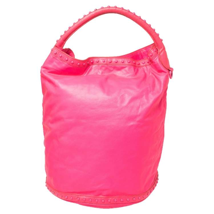 مملوكة مسبقًا Marc by Marc Jacobs Pink Leather Embellished Hobo