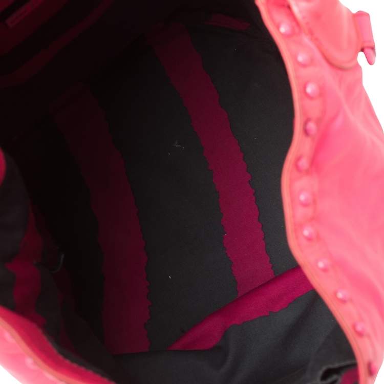 مملوكة مسبقًا Marc by Marc Jacobs Pink Leather Embellished Hobo