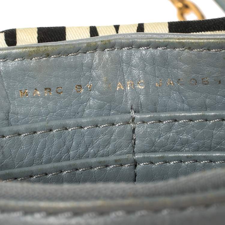 Pre Owned Marc By Marc Jacobs Grey Leather Classic Q Karlie Crossbody Bag