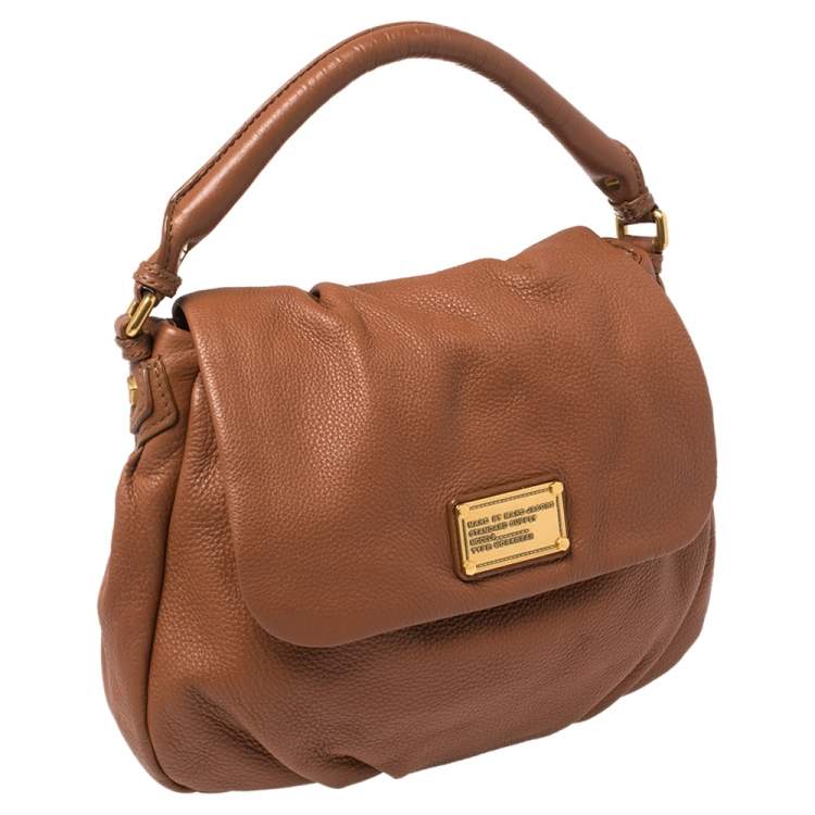 Pre Owned Marc by Marc Jacobs Brown Soft Leather Classic Q Lil Ukita Top Handle Bag