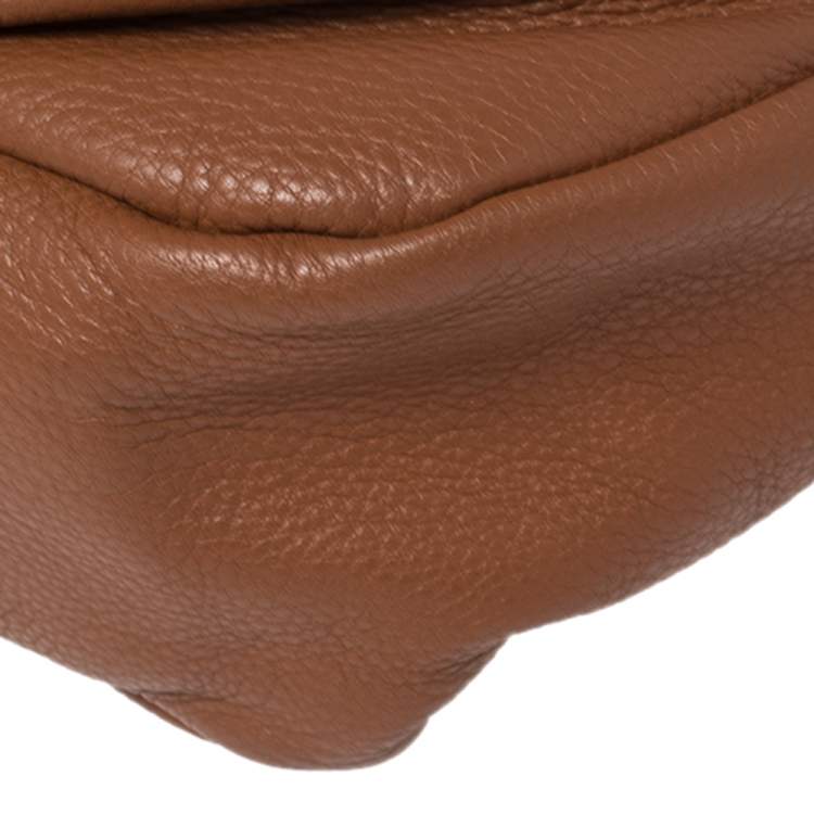 Pre Owned Marc by Marc Jacobs Brown Soft Leather Classic Q Lil Ukita Top Handle Bag