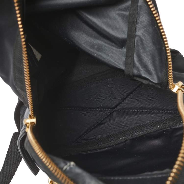 Pre Owned Marc by Marc Jacobs Black Nylon Biker Backpack