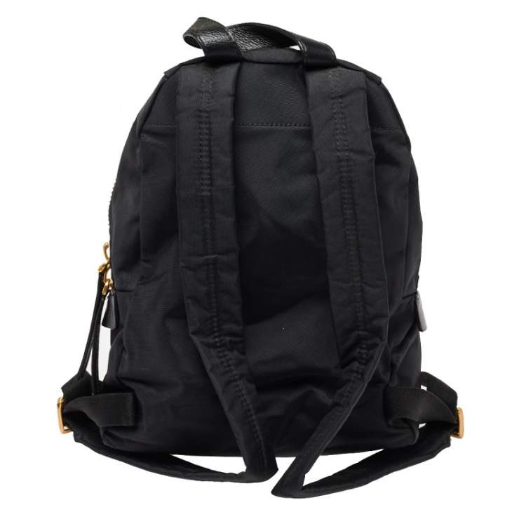 Pre Owned Marc by Marc Jacobs Black Nylon Biker Backpack