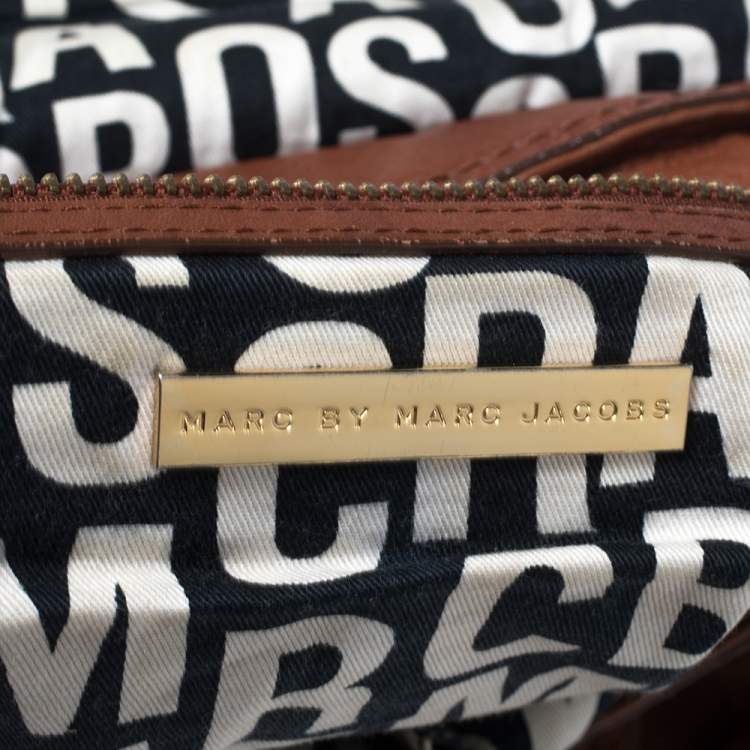 Pre Owned Marc by Marc Jacobs Brown Leather Totally Turnlock Satchel