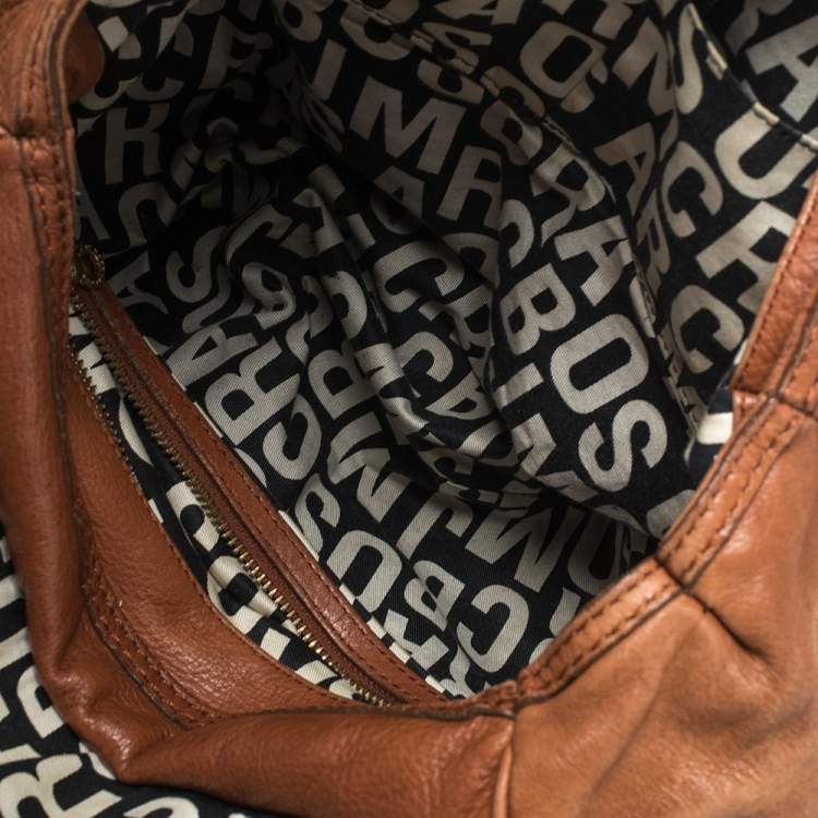 Pre Owned Marc by Marc Jacobs Brown Leather Totally Turnlock Satchel