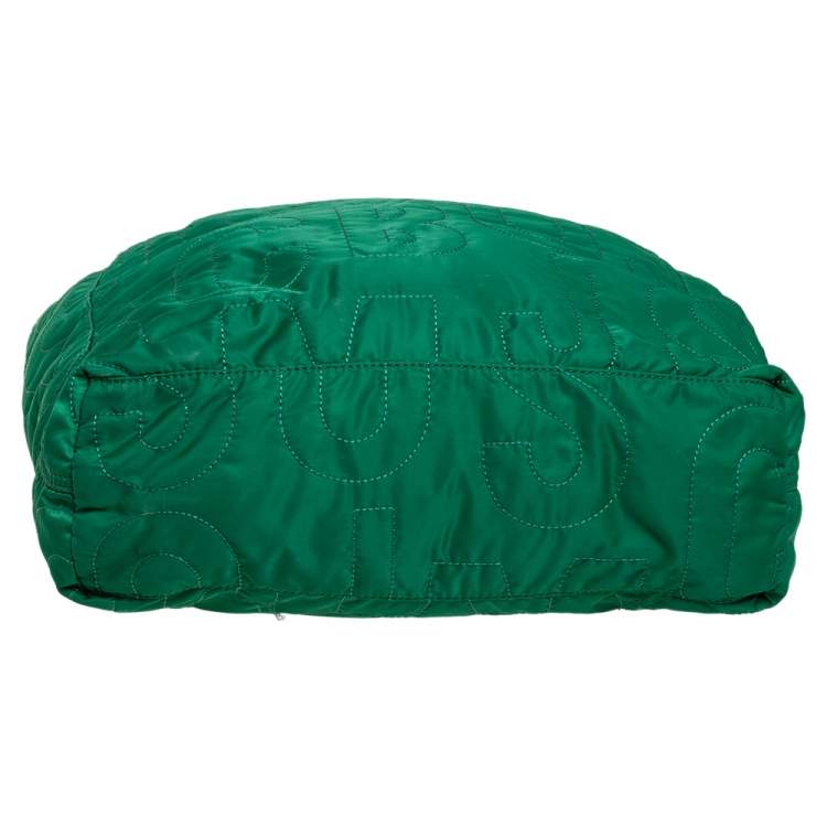 Pre Owned Marc by Marc Jacobs Green Nylon Large Pretty Tate Tote