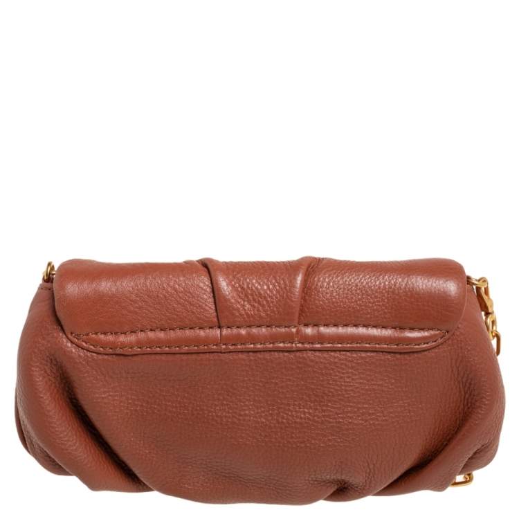 Pre Owned Marc By Marc Jacobs Brown Leather Classic Q Karlie Crossbody Bag