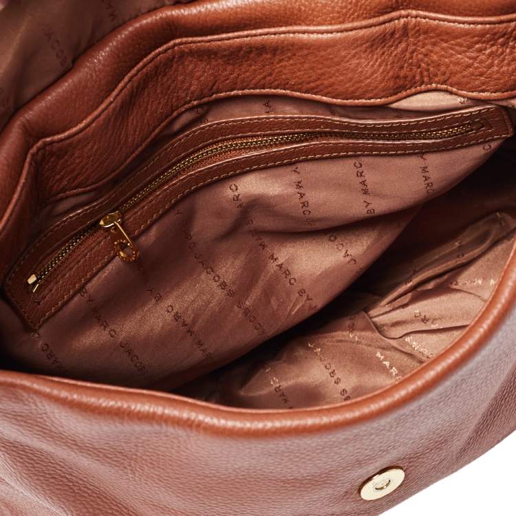 مملوكة مسبقًا Marc by Marc Jacobs Brown Classic Q Mariska Leather Backpack