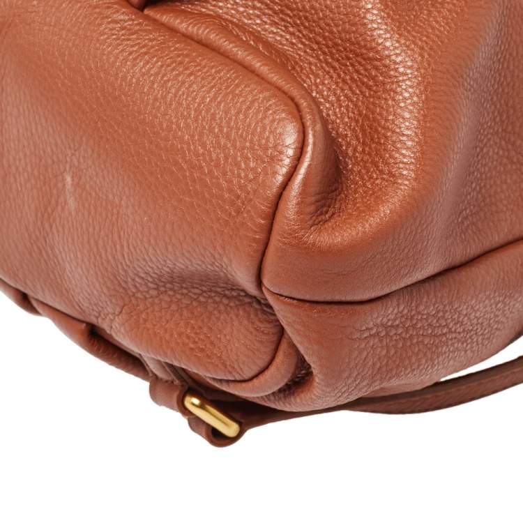 مملوكة مسبقًا Marc by Marc Jacobs Brown Classic Q Mariska Leather Backpack