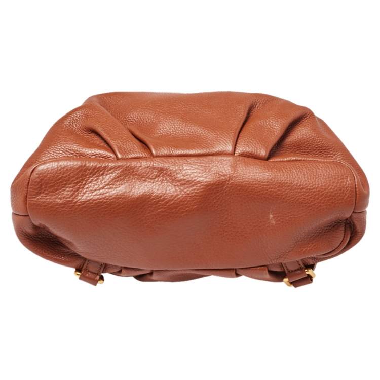 مملوكة مسبقًا Marc by Marc Jacobs Brown Classic Q Mariska Leather Backpack