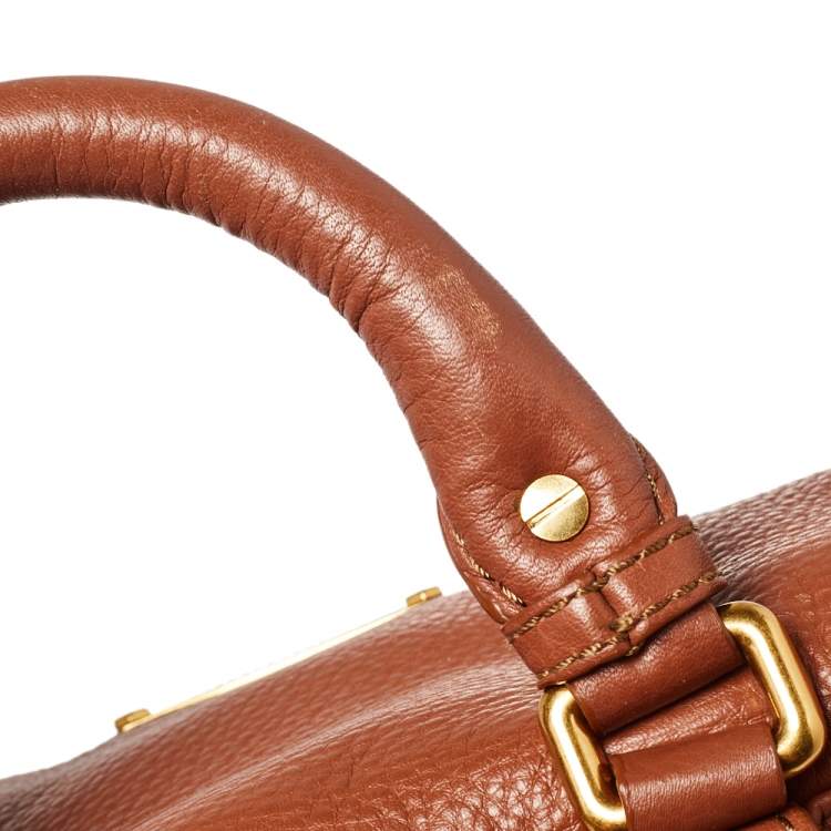 مملوكة مسبقًا Marc by Marc Jacobs Brown Classic Q Mariska Leather Backpack
