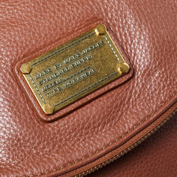مملوكة مسبقًا Marc by Marc Jacobs Brown Classic Q Mariska Leather Backpack