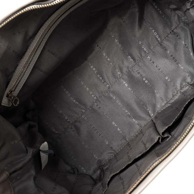 Pre Owned Marc by Marc Jacobs Multicolor Leather Top Zip Tote