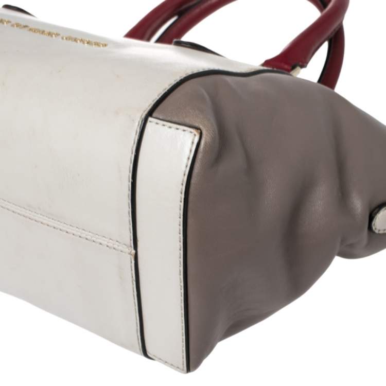 Pre Owned Marc by Marc Jacobs Multicolor Leather Top Zip Tote