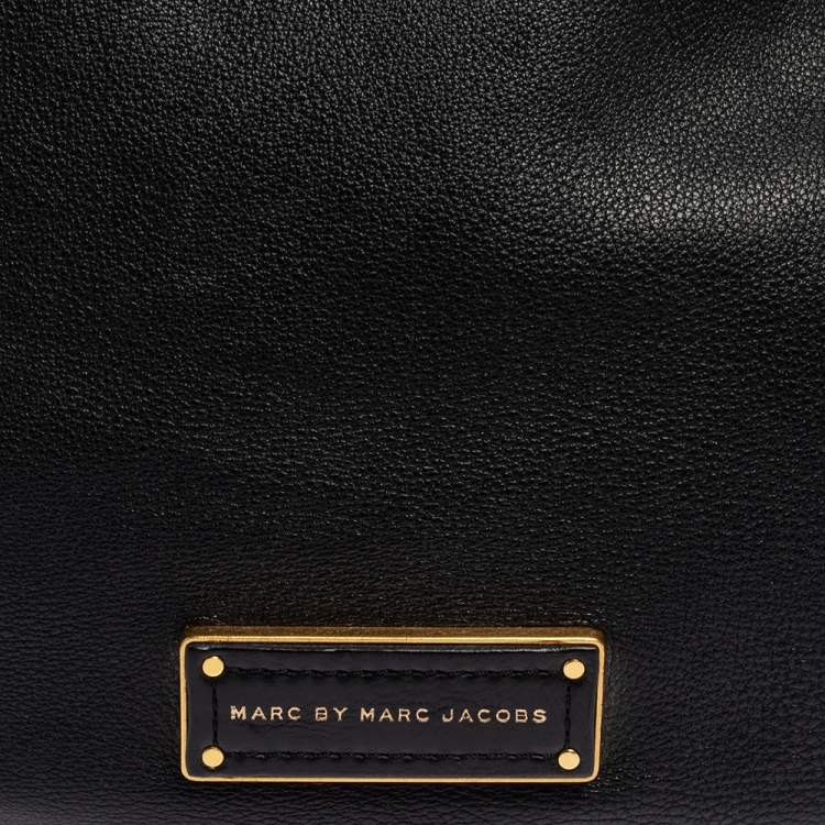 مملوكة مسبقًا Marc by Marc Jacobs Black Leather Too Hot To Handle Hobo 