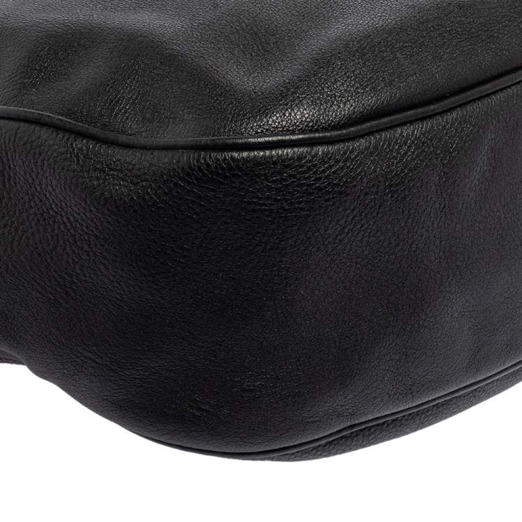 مملوكة مسبقًا Marc by Marc Jacobs Black Leather Too Hot To Handle Hobo 