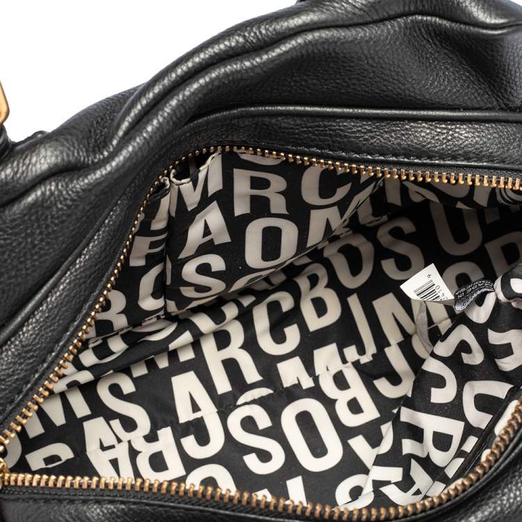 Pre Owned Marc by Marc Jacobs Black Leather Classic Q Baby Aidan Satchel