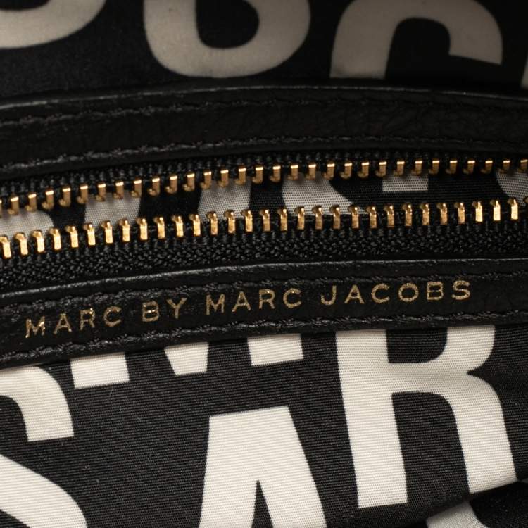 Pre Owned Marc by Marc Jacobs Black Leather Classic Q Baby Aidan Satchel