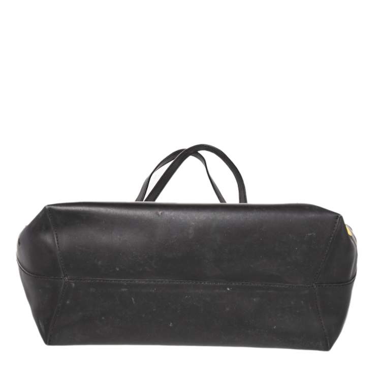 Pre Owned Marc by Marc Jacobs Black PVC Metropolite Grommet Tote