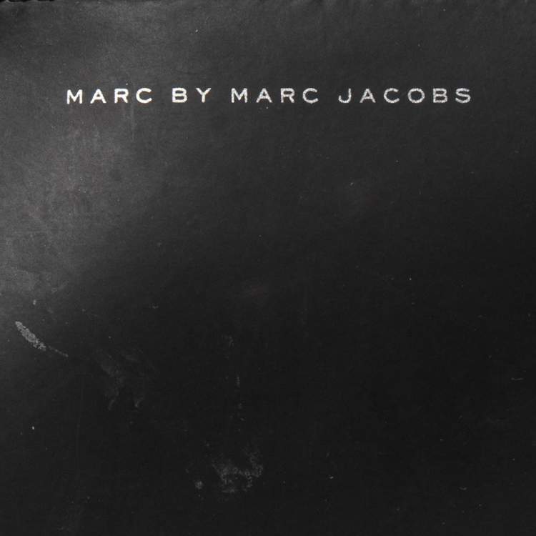 Pre Owned Marc by Marc Jacobs Black PVC Metropolite Grommet Tote