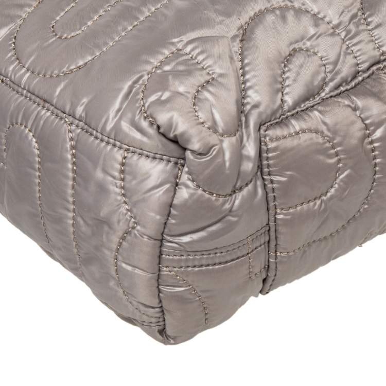 Pre Owned Marc by Marc Jacobs Grey Nylon Pretty Tote