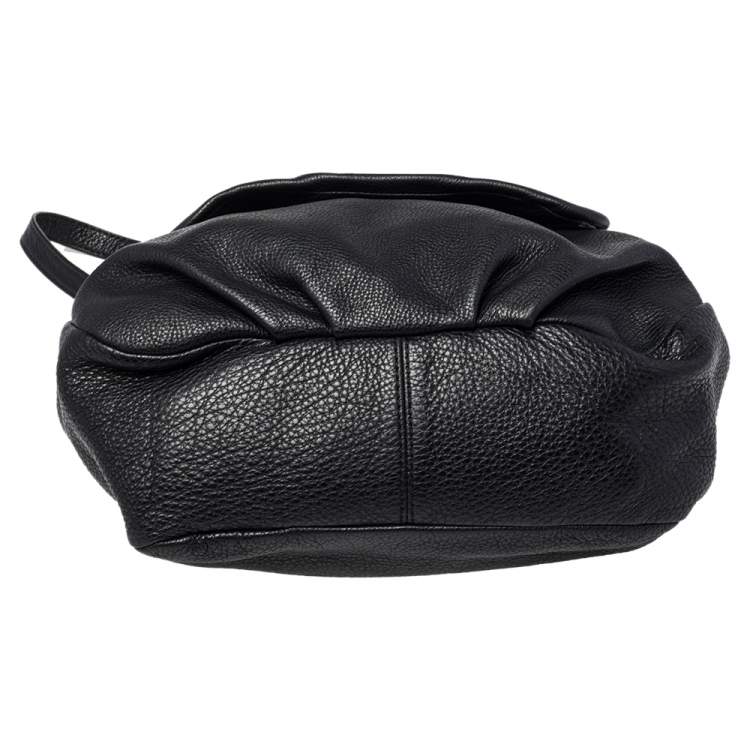Pre Owned Marc by Marc Jacobs Black Soft Leather Classic Q Lil Ukita Top Handle Bag