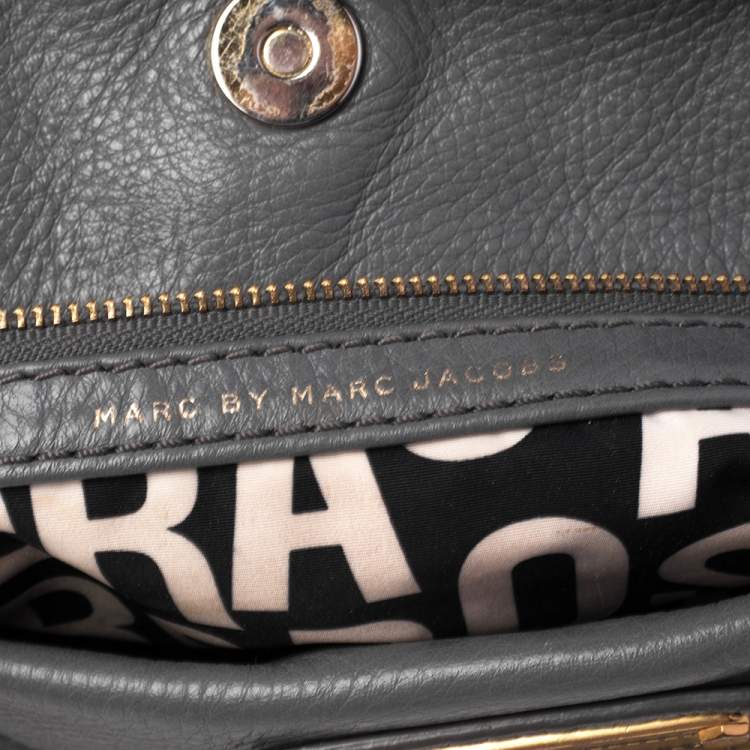 مملوكة مسبقًا Marc by Marc Jacobs Grey Leather Classic Q Hillier Hobo