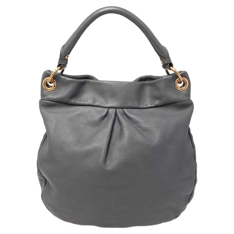 مملوكة مسبقًا Marc by Marc Jacobs Grey Leather Classic Q Hillier Hobo