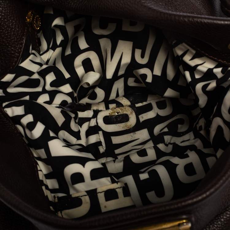 مملوكة مسبقًا Marc by Marc Jacobs Chocolate Brown Leather Classic Q Hillier Hobo