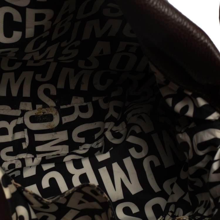مملوكة مسبقًا Marc by Marc Jacobs Chocolate Brown Leather Classic Q Hillier Hobo