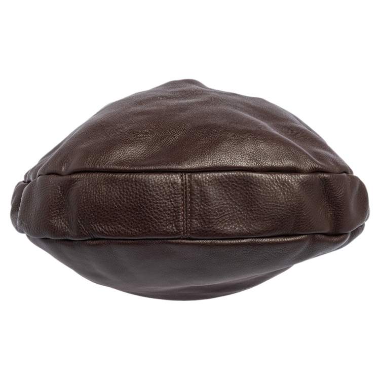 مملوكة مسبقًا Marc by Marc Jacobs Chocolate Brown Leather Classic Q Hillier Hobo